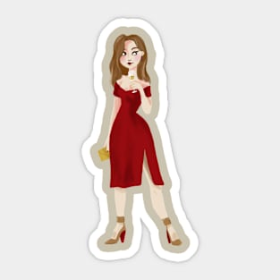 Champagne Pop Sticker